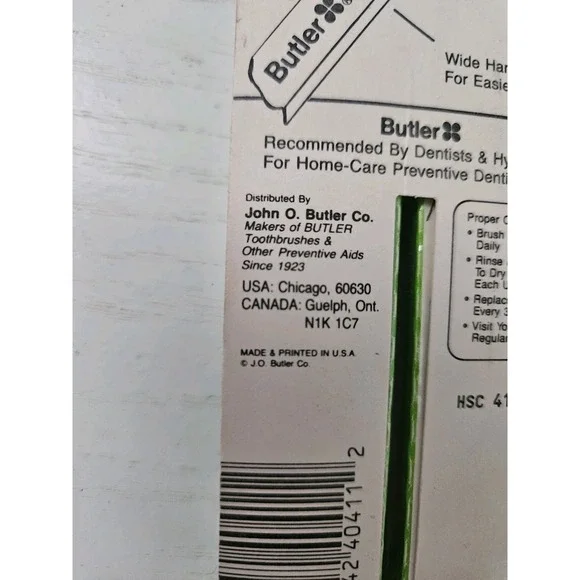 VTG Gum Butler 4-Row ADULT Regular Size Head Toothbrush 411‎ Stimulator 2-Pack - Picture 6 of 6